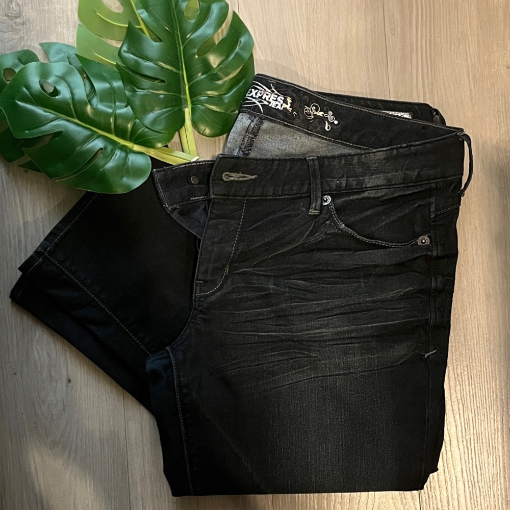 Express Stella Regular Fit Women's Black Jeans